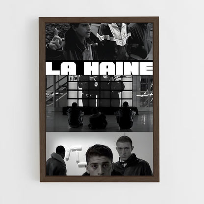 ap-hubert la haine-1 cadre Bois foncé