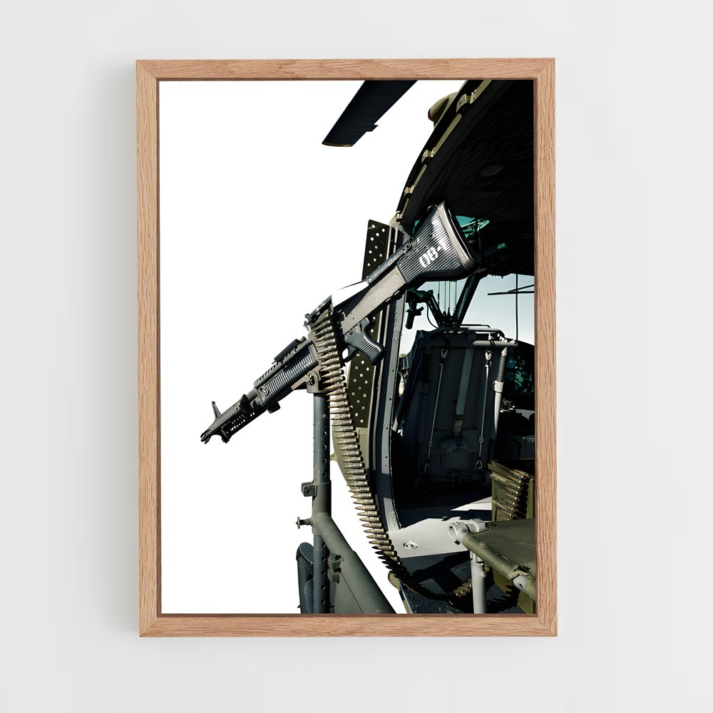 ap-huey uh-1-2 cadre Bois clair