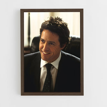 ap-hugh grant prime minister-1 cadre Bois foncé