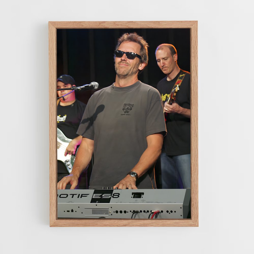 ap-hugh laurie-2 cadre Bois clair