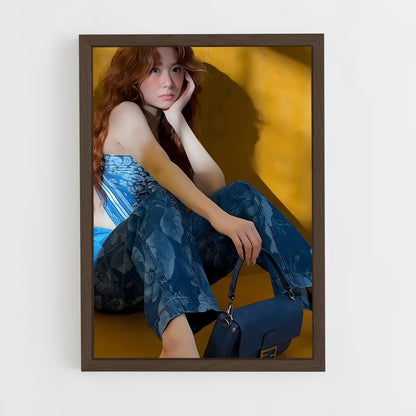ap-huh yunjin-1 cadre Bois foncé