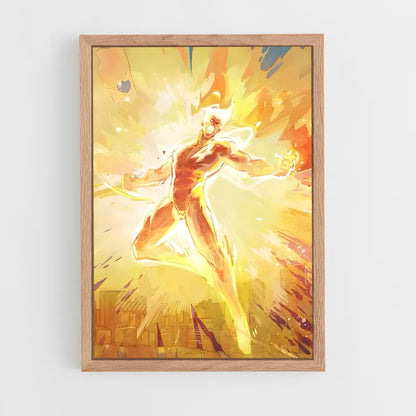 ap-human torch johnny storm-1 cadre Bois clair