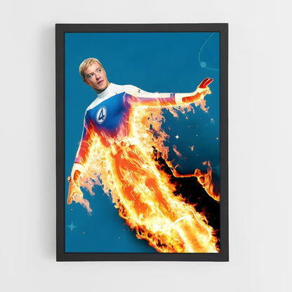 ap-human torch johnny storm-5 cadre Noir