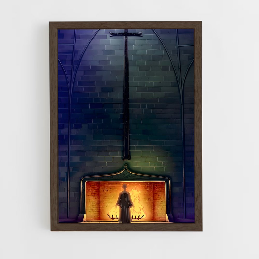 ap-hunchback of notre dame-1 cadre Bois foncé