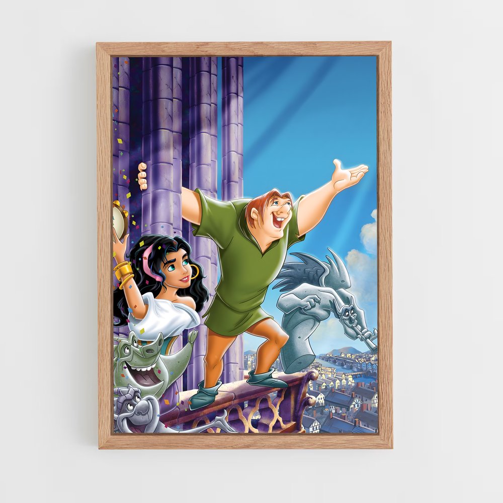ap-hunchback of notre dame-4 cadre Bois clair