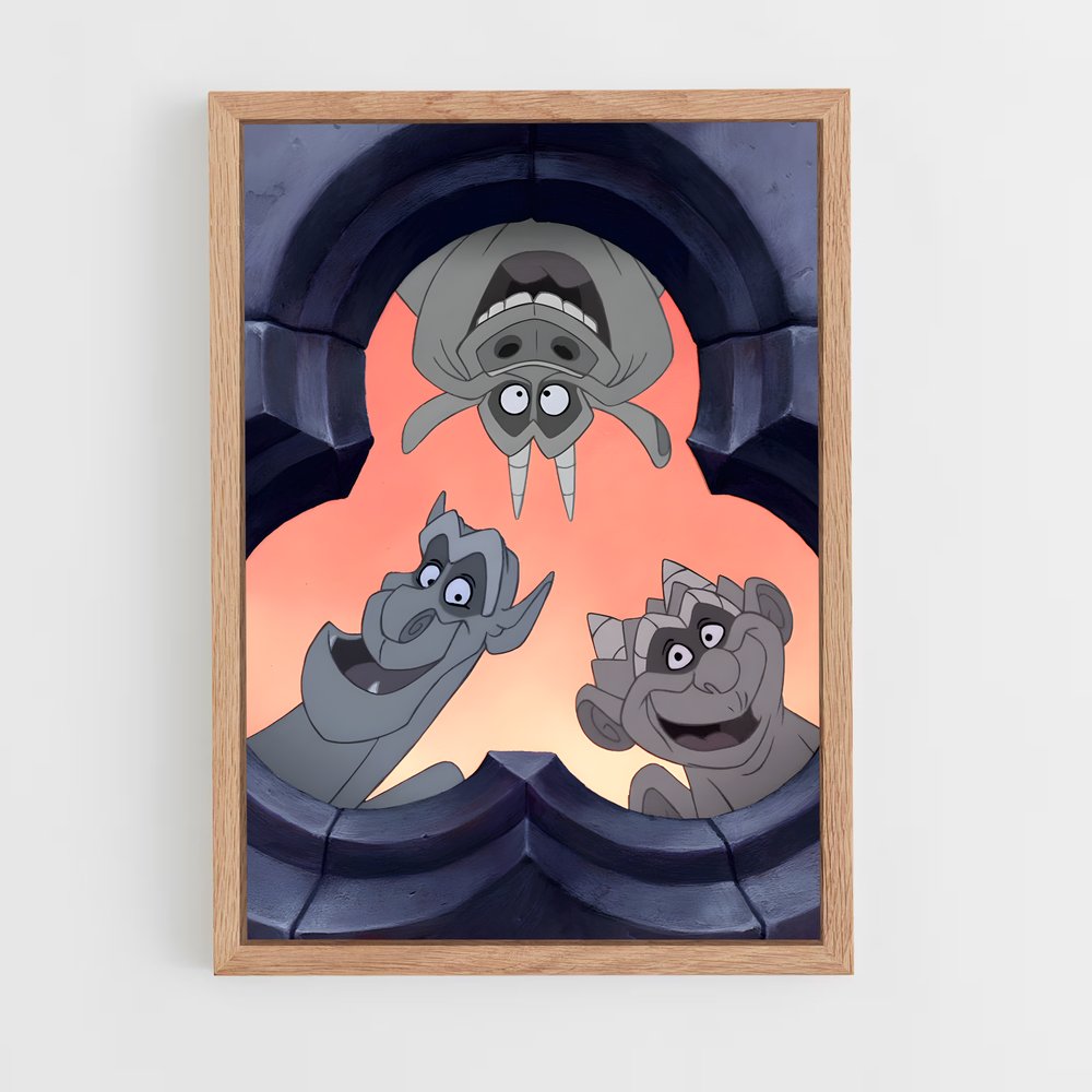 ap-hunchback of notre dame-6 cadre Bois clair