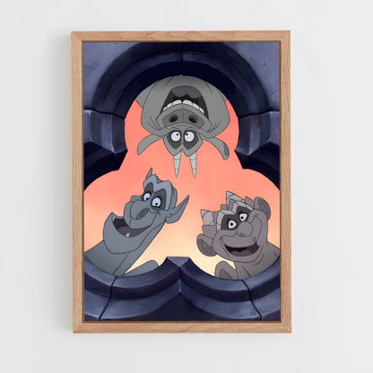 ap-hunchback of notre dame-6 cadre Bois clair