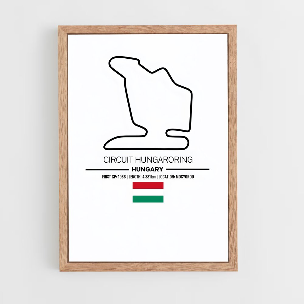 ap-hungaroring hungary-2 cadre Bois clair