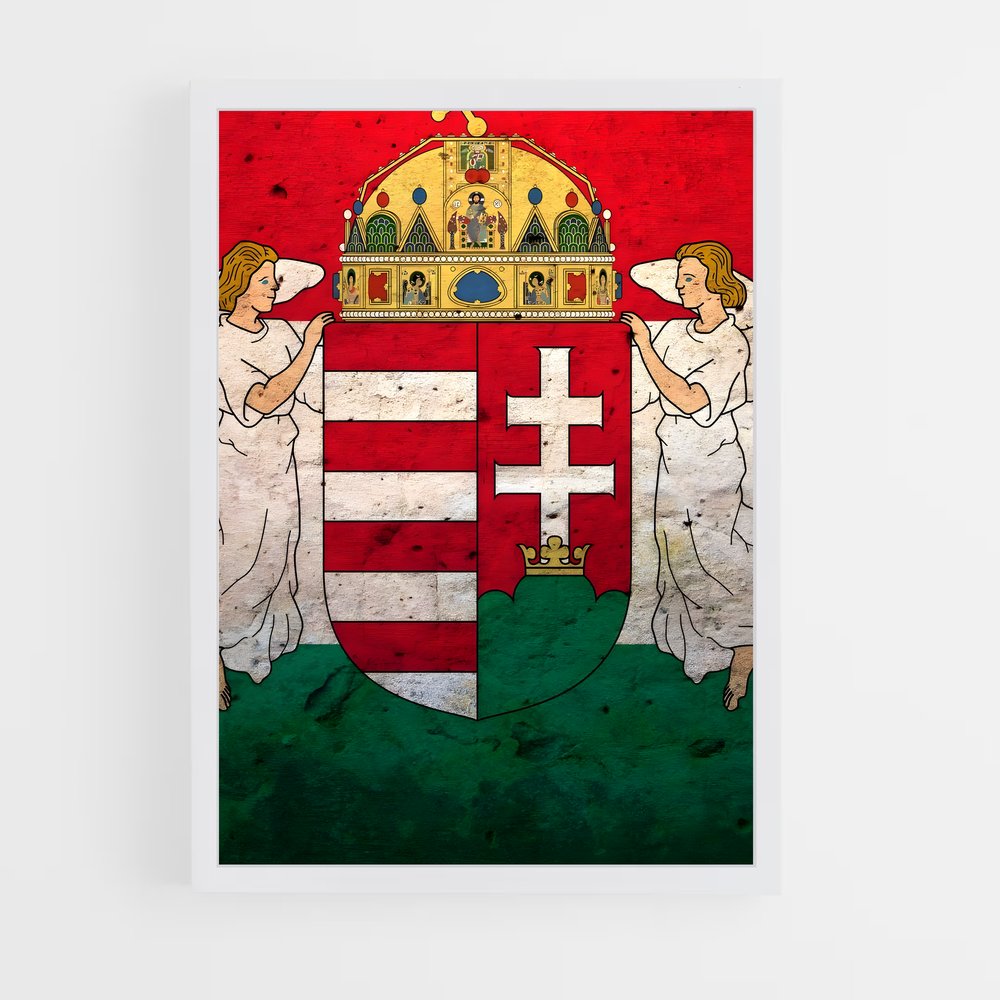 ap-hungary flag-2 cadre Blanc