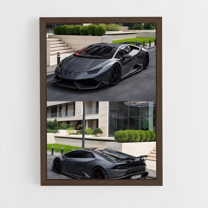 ap-huracan-1 cadre Bois foncé
