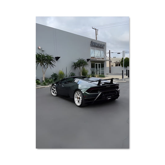 Poster Huracan Noir Performance