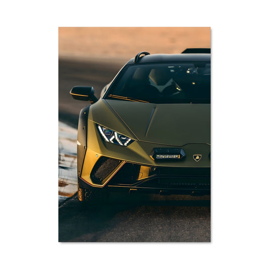 Poster Huracan Jaune
