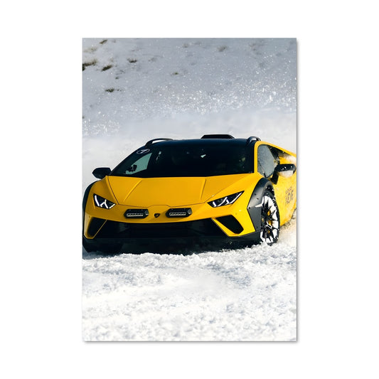 Poster Tempête Jaune