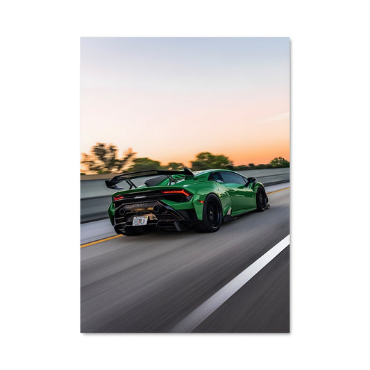 Poster Huracan sur Route