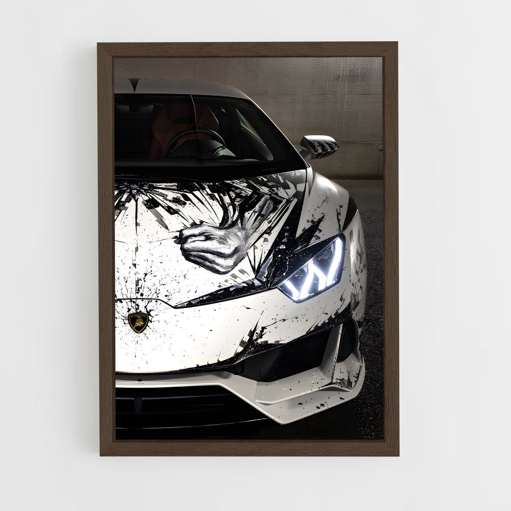 ap-huracan evo-11 cadre Bois foncé