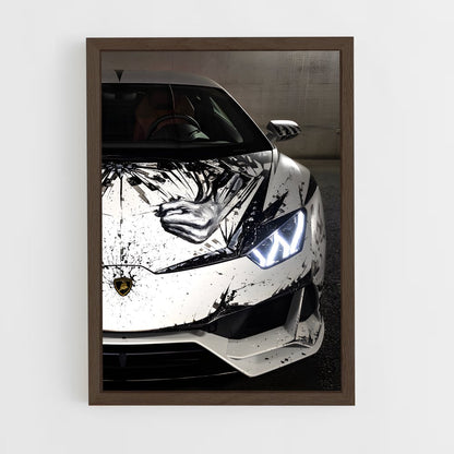 ap-huracan evo-11 cadre Bois foncé