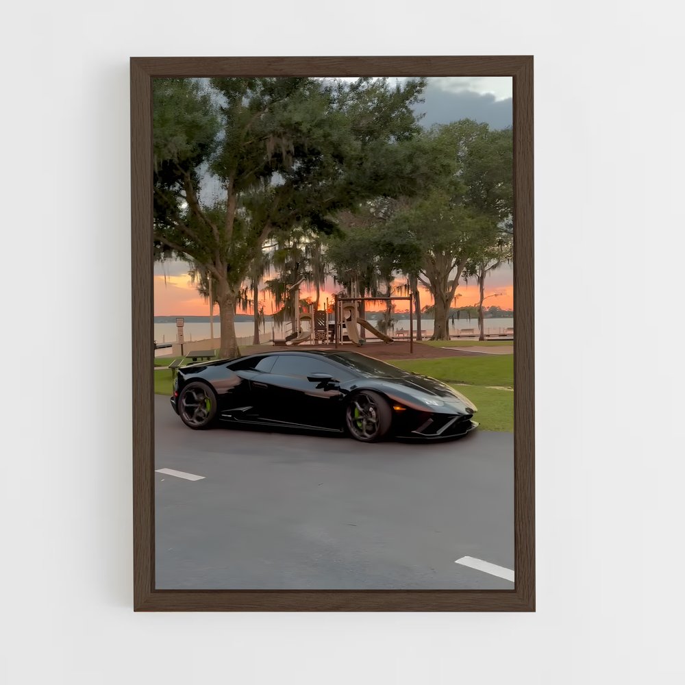 ap-huracan evo-5 cadre Bois foncé