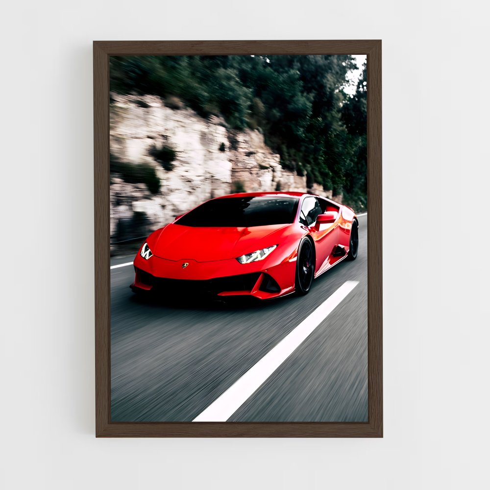 ap-huracan evo-6 cadre Bois foncé