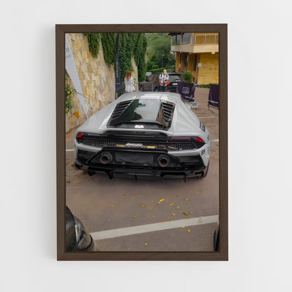 ap-huracan evo-7 cadre Bois foncé