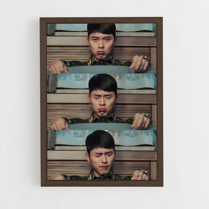 ap-hyun bin-8 cadre Bois foncé