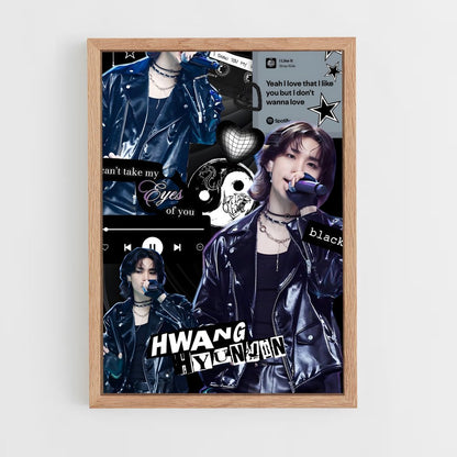 ap-hyunjin-4 cadre Bois clair