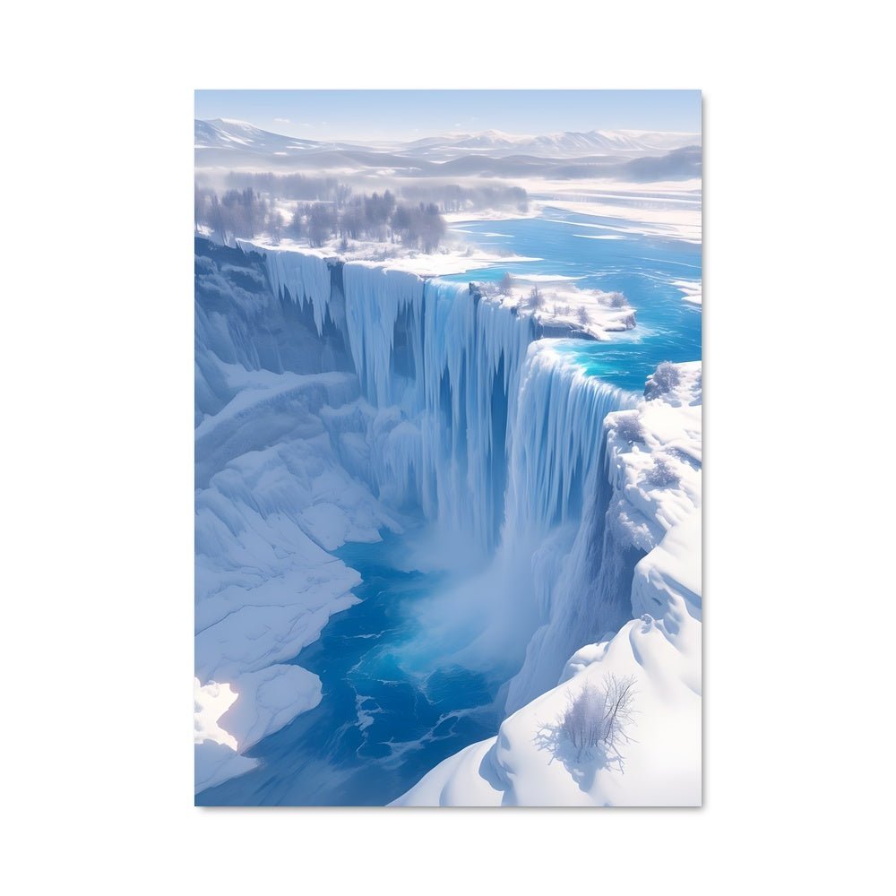 Poster Cascades Glacées