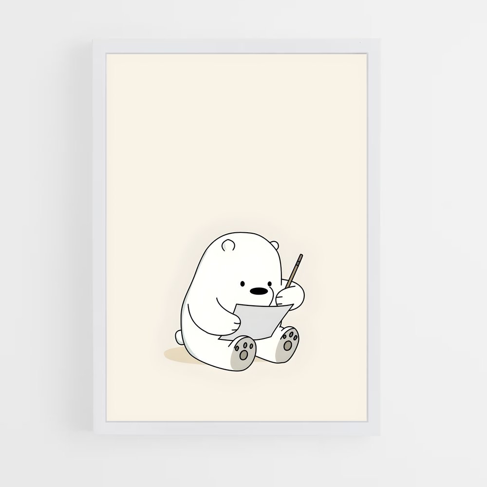 ap-ice bear-1 cadre Blanc