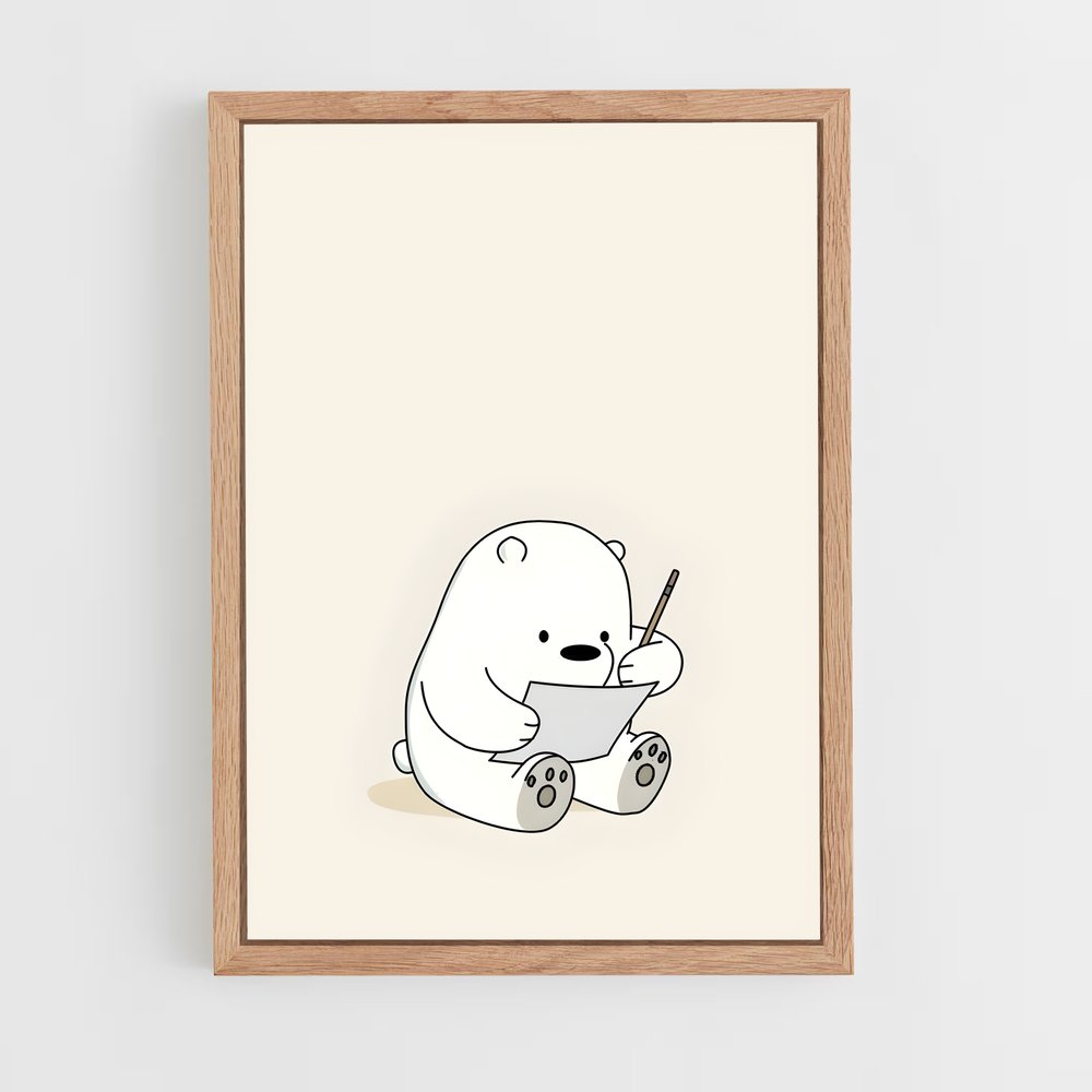 ap-ice bear-1 cadre Bois clair