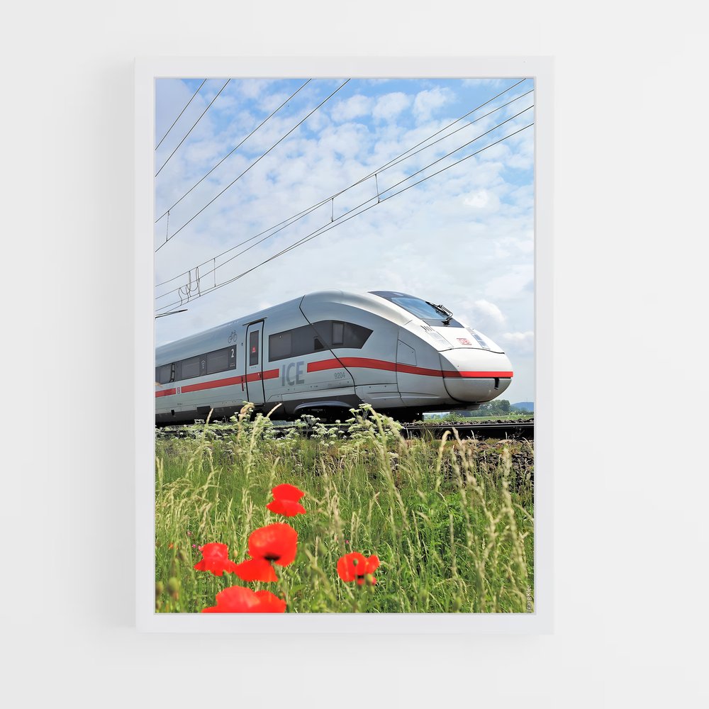ap-ice deutsche bahn-8 cadre Blanc
