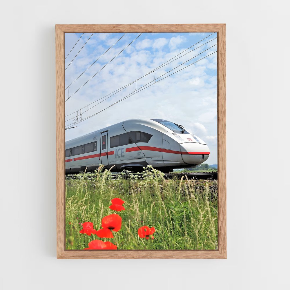 ap-ice deutsche bahn-8 cadre Bois clair