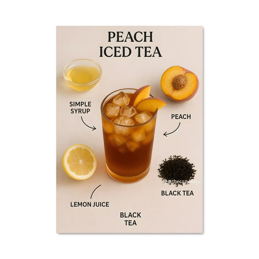 Poster Thé Pêche Refresh