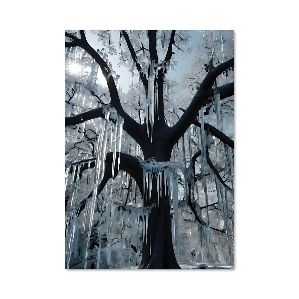 Poster Arbre de Glace
