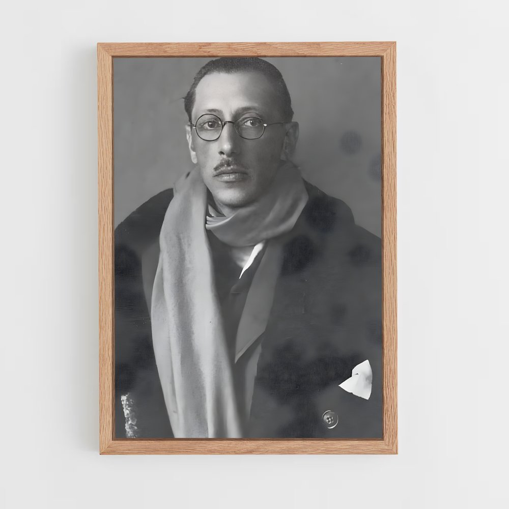 ap-igor stravinsky-1 cadre Bois clair