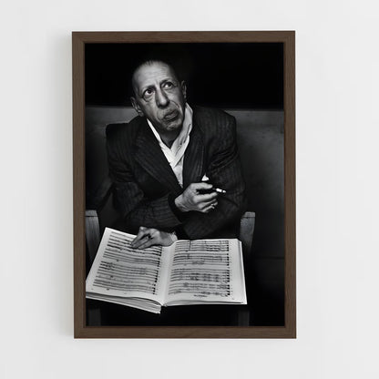 ap-igor stravinsky-3 cadre Bois foncé