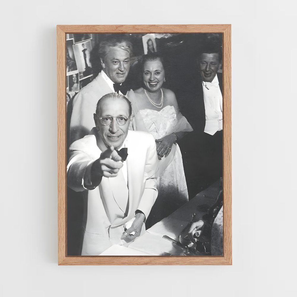 ap-igor stravinsky-5 cadre Bois clair
