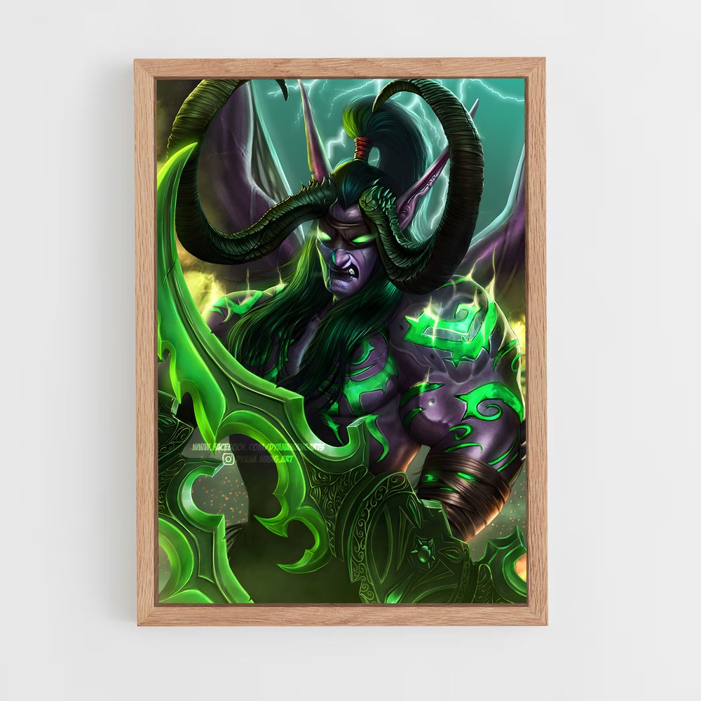 ap-illidan-8 cadre Bois clair
