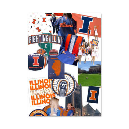 Poster Fighting Spirit Illinois