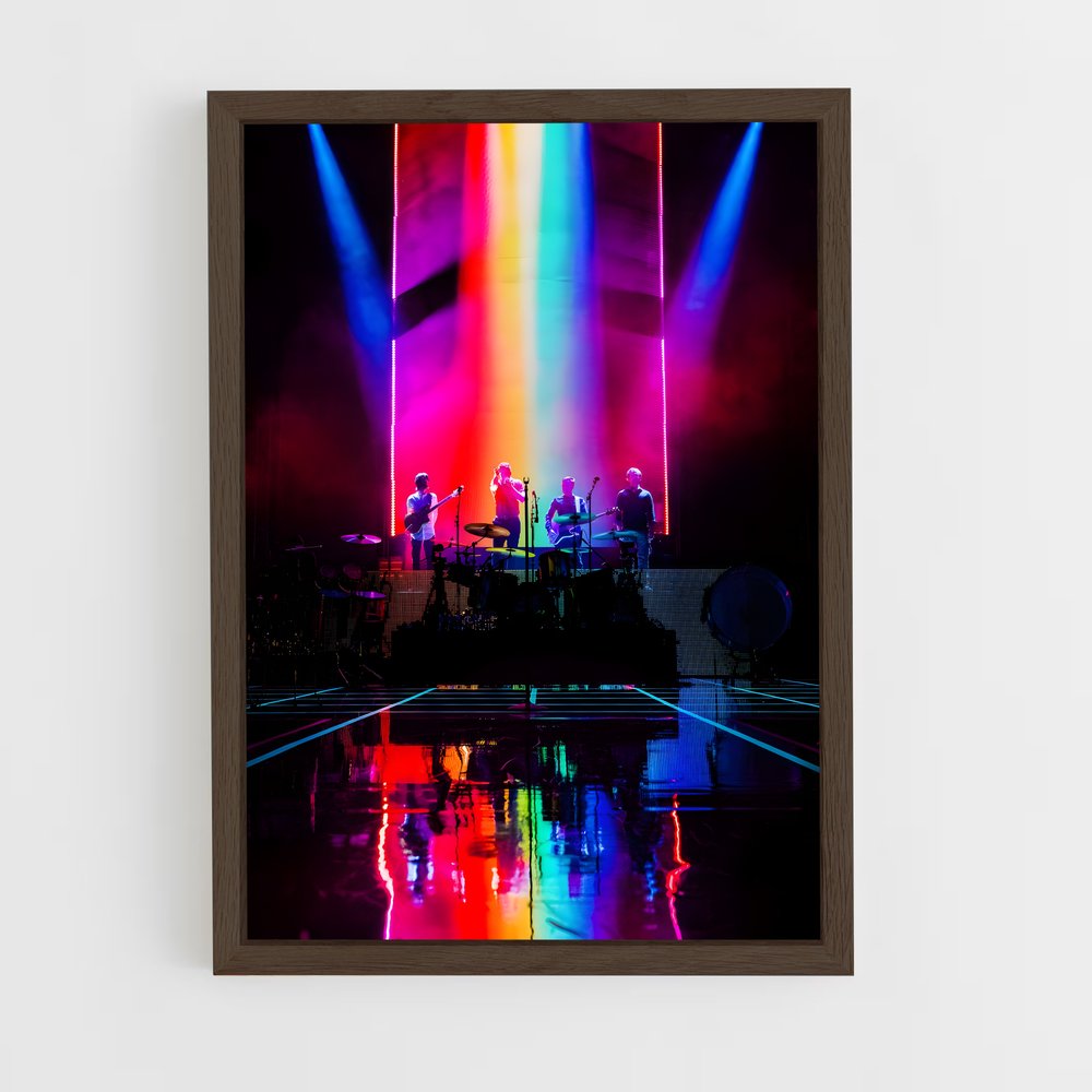 ap-imagine dragons-2 cadre Bois foncé