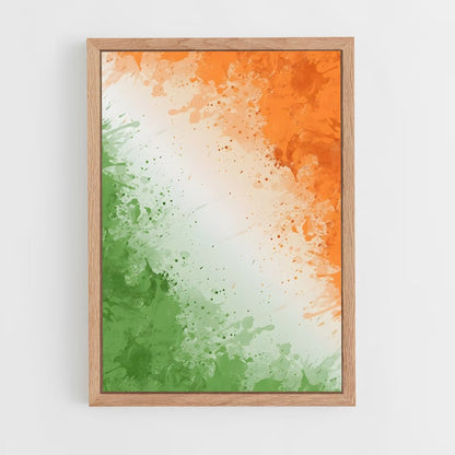 ap-india flag-4 cadre Bois clair
