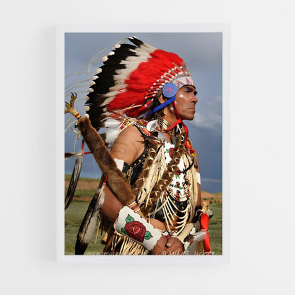 ap-indian chief-3 cadre Blanc