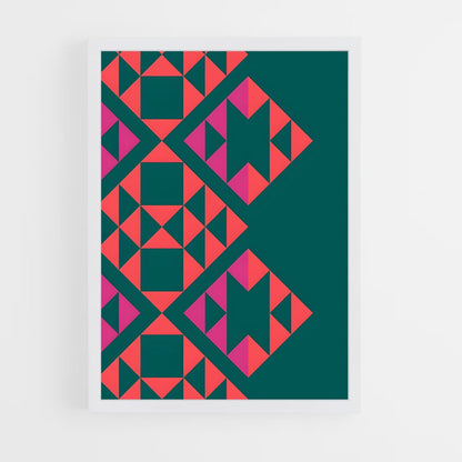 ap-indian patterns-7 cadre Blanc