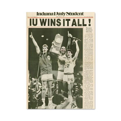 Poster Victoire à Indianapolis