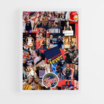 ap-indiana fever-3 cadre Blanc