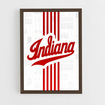 ap-indiana hoosiers-4 cadre Bois foncé
