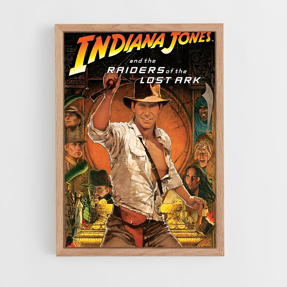 ap-indiana jones-1 cadre Bois clair