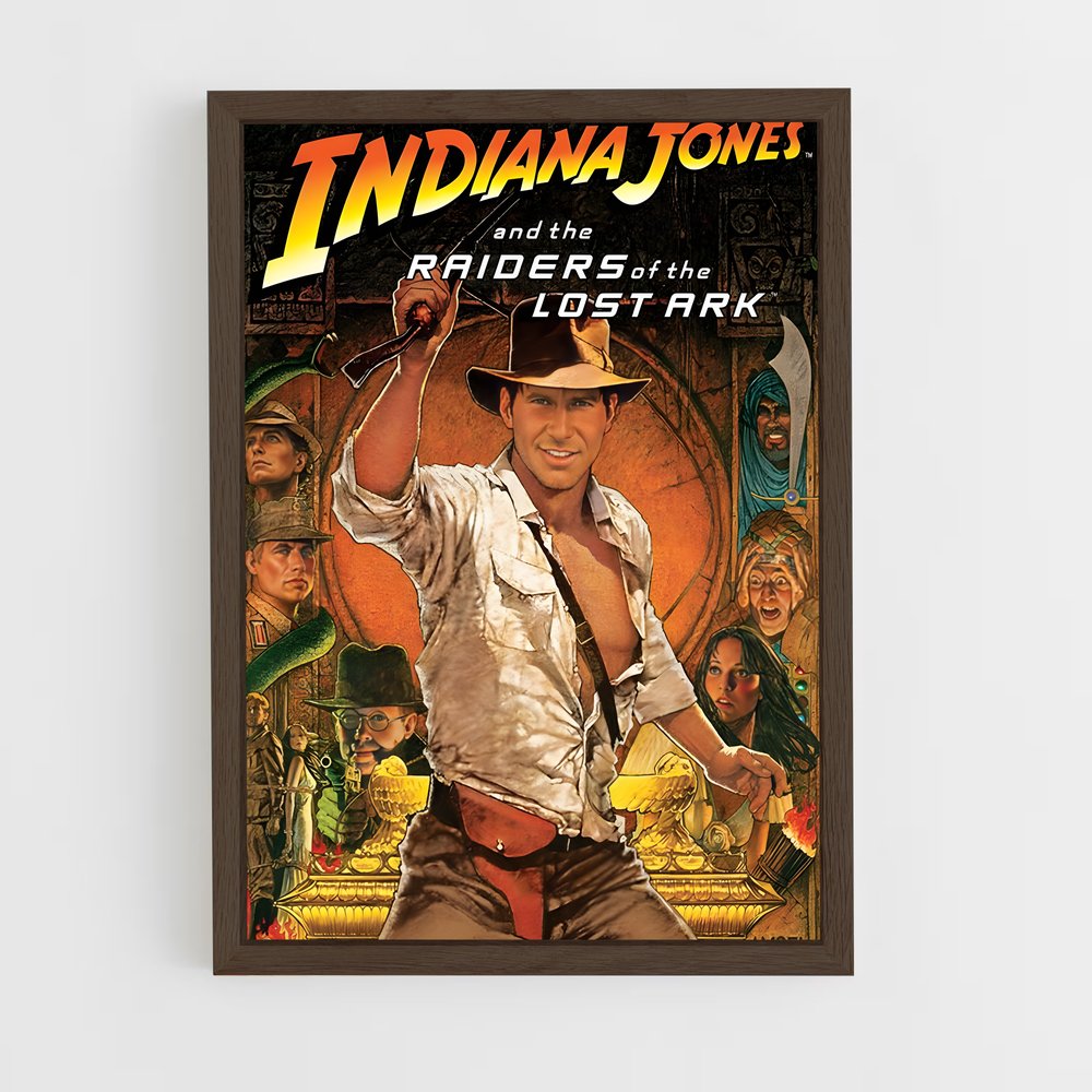 ap-indiana jones-1 cadre Bois foncé