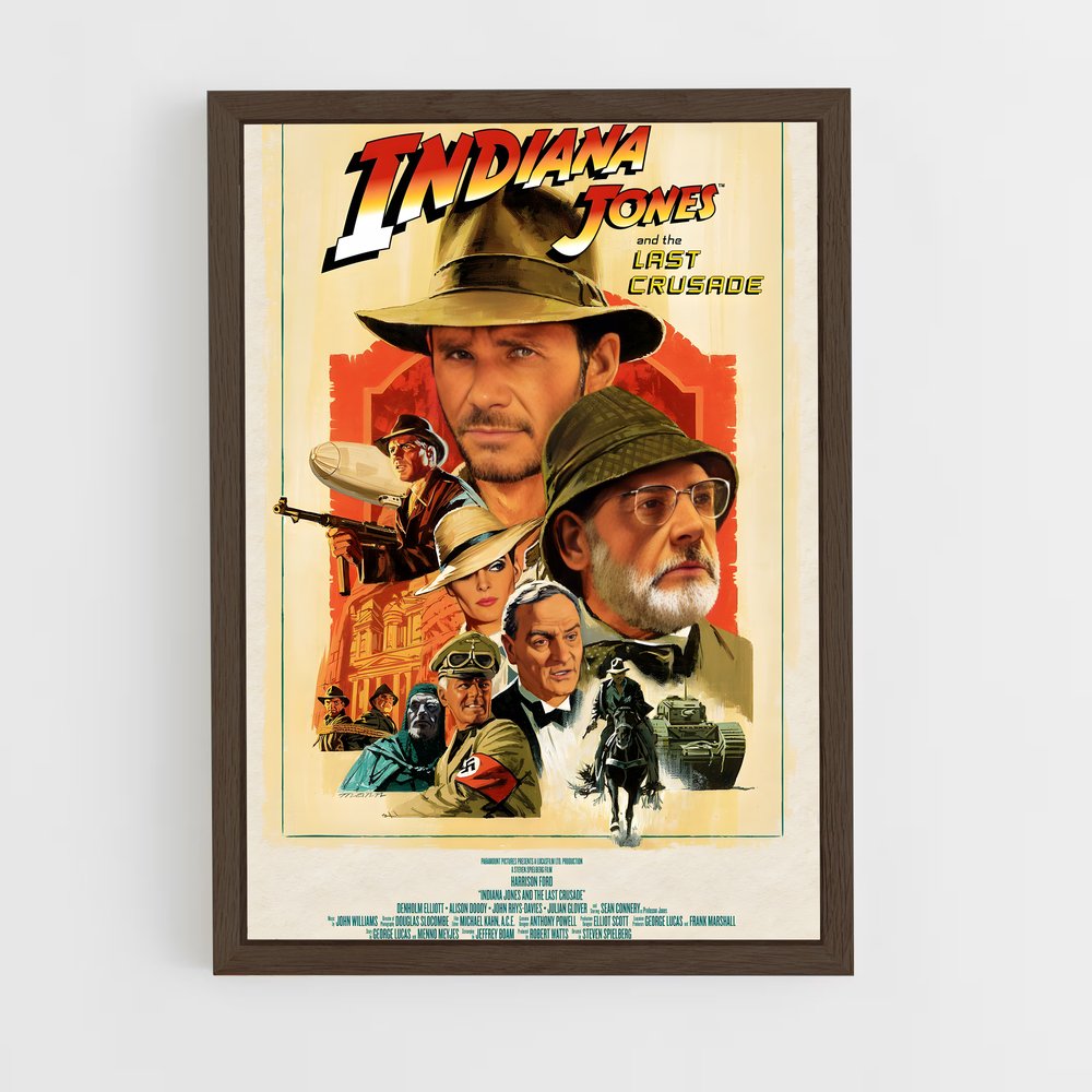 ap-indiana jones-10 cadre Bois foncé