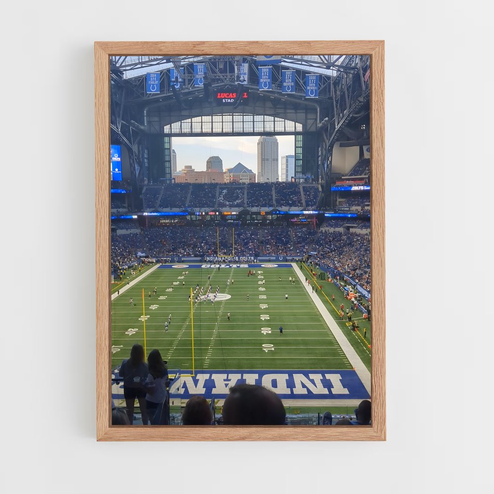 ap-indianapolis colts-1 cadre Bois clair