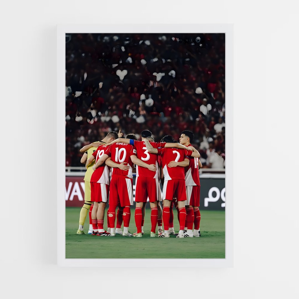 ap-indonesia national football team-1 cadre Blanc