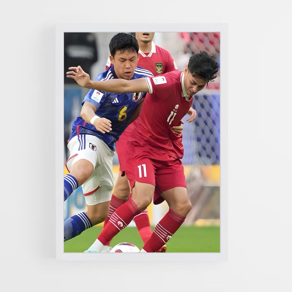 ap-indonesia national football team-3 cadre Blanc